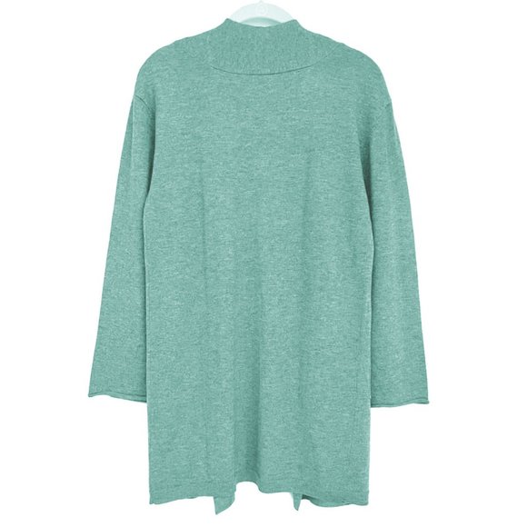 Cashmere Blend Mint Openfront Cardigan with Pockets - NWOT - Picture 4 of 5